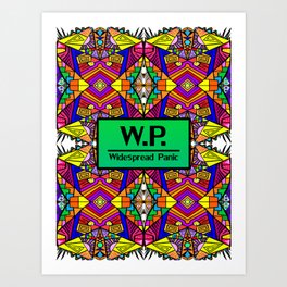 WP - Widespread Panic - Psychedelic Pattern 1 Art Print