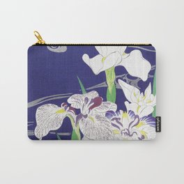 Irises (1890–1900) by Kogyo Tsukioka Carry-All Pouch