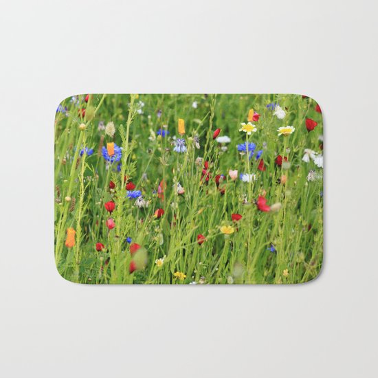 Colourful Garden - JUSTART © Bath Mat