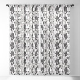 Cool Cats Sheer Curtain