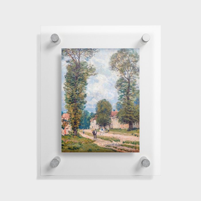 Alfred Sisley - The Versailles Road Floating Acrylic Print