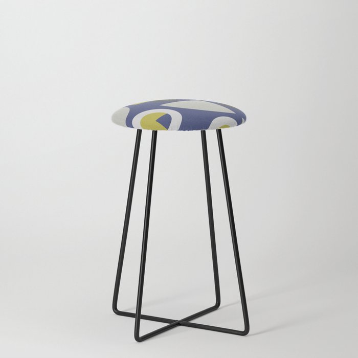 Classic geometric arch circle composition 31 Counter Stool