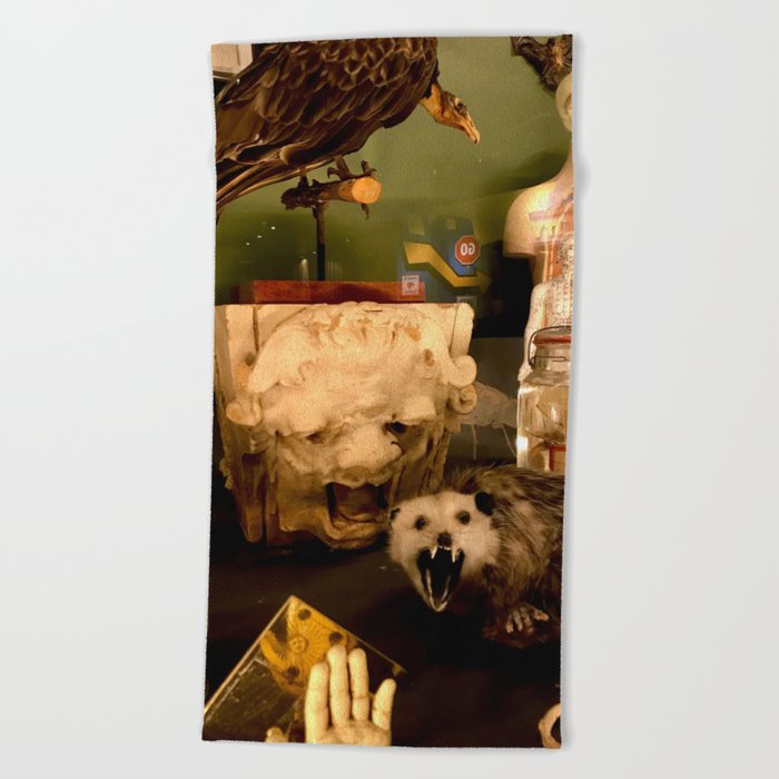 Curious Beasts Beach Towel