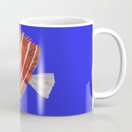 Watercolor Striped Angelfish  Coffee Mug
