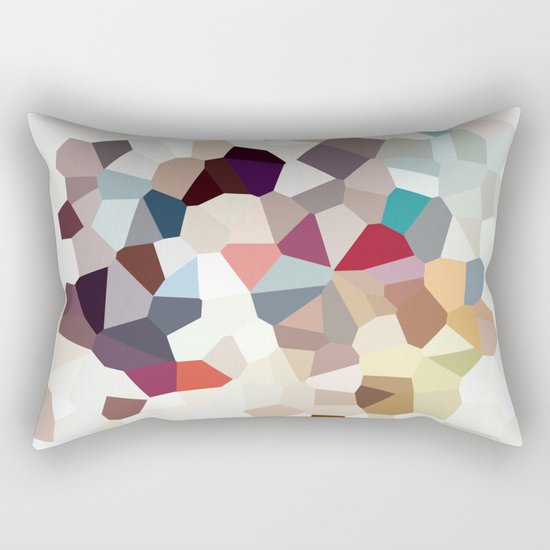 Africa Geometric Abstract Rectangular Pillow