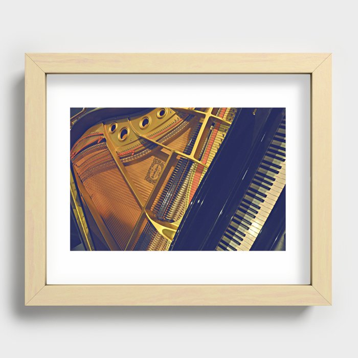 Grand Piano Recessed Framed Print