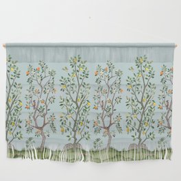 Chinoiserie Citrus Grove Mural Multicolor Wall Hanging