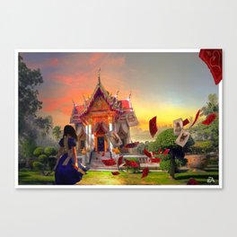 Alice in Thailand Canvas Print