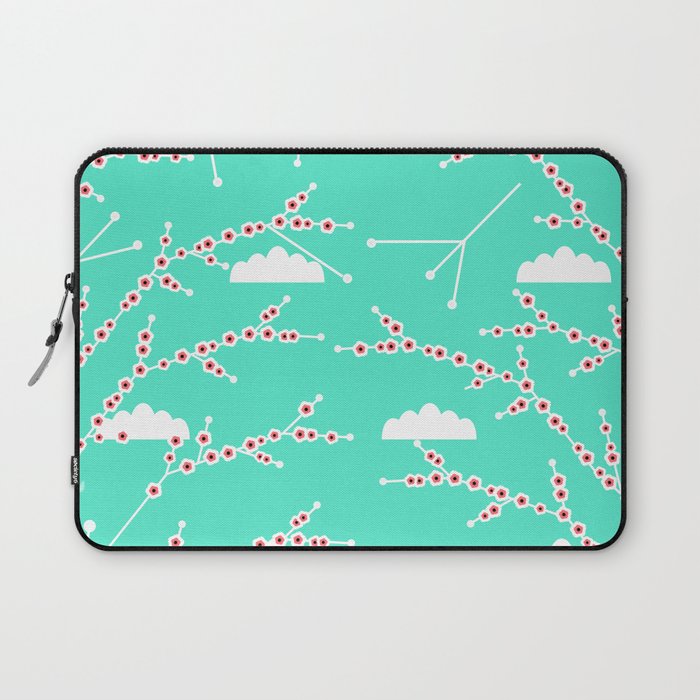 Branches in blue Laptop Sleeve