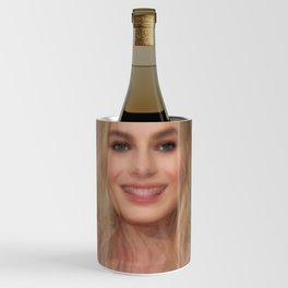 Margot Robbie Overlay Portrait Wine Chiller
