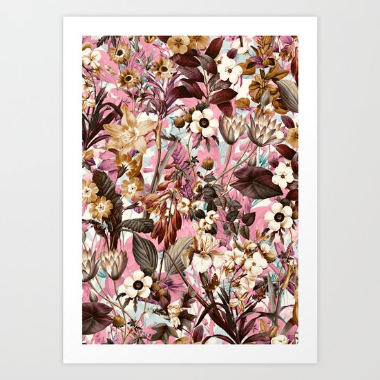 Natural Summer Pattern Art Print