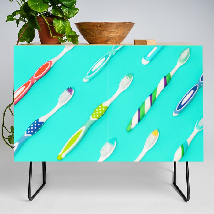 Tooth Brushes Credenza