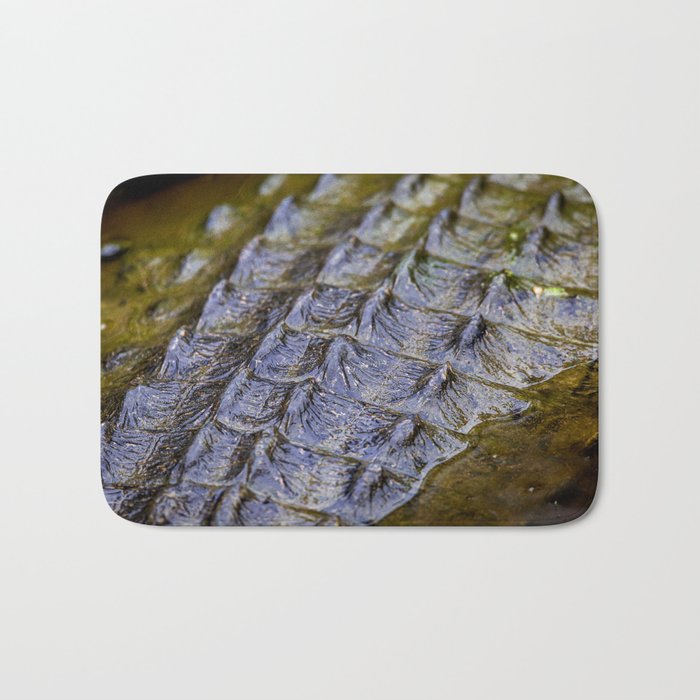 Alligator Skin Bath Mat