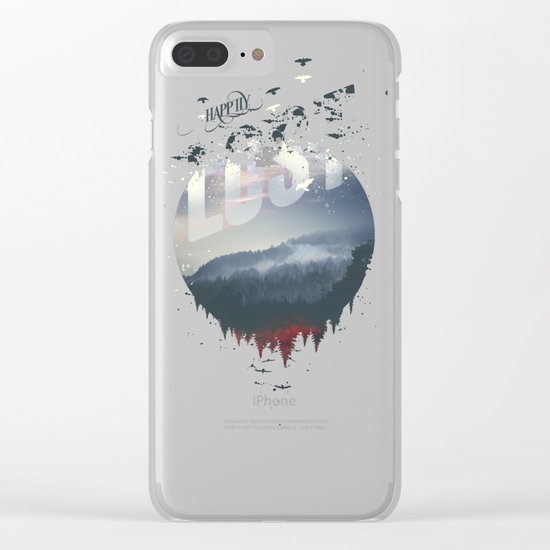 Happily lost Clear iPhone Case