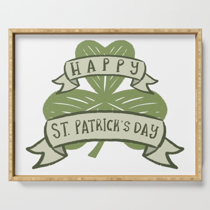 Happy St. Patrick's Day Serving Tray