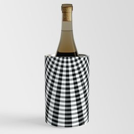 Radial black and white squares Wine Chiller