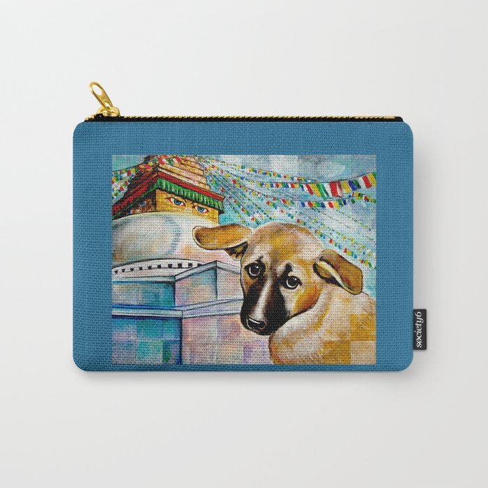 Alice by the Buddha Stupa Carry-All Pouch