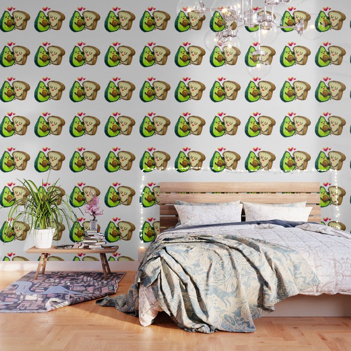 Avocado Toast Wallpaper by Nate Bear | Society6
