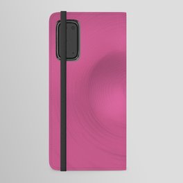 Pink spiral circle Android Wallet Case