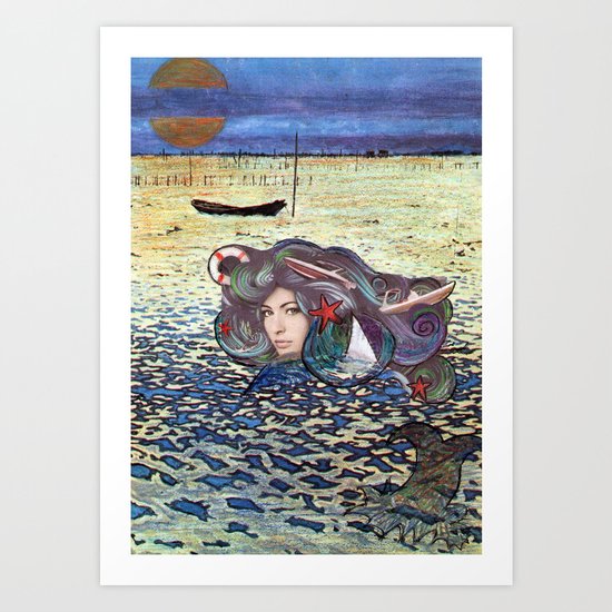 The Mermaid Art Print