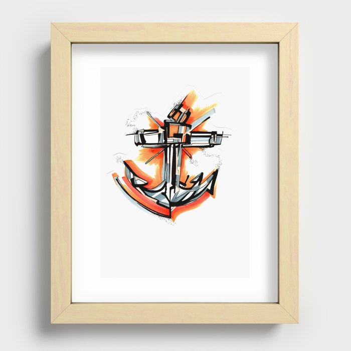 anchor Recessed Framed Print