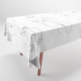 Couple Love Lines Tablecloth
