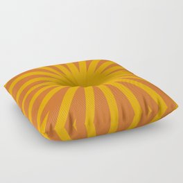 70s Sunburst Floor Pillow