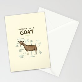 Anatomy of a Goat Stationery Card