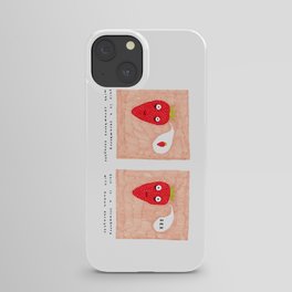 Strawberry Thoughts iPhone Case