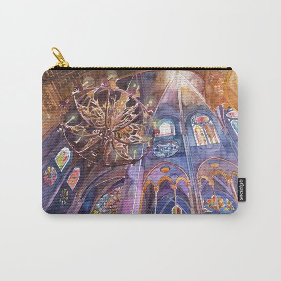 Notre Dame interior Carry-All Pouch