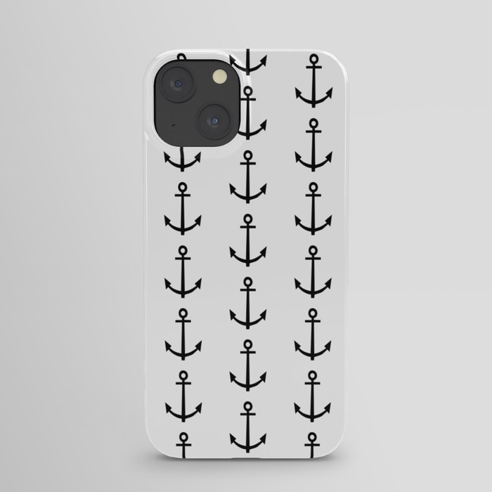 Anchor - Black & White, Nautical, Minimal, Simple, Design, Pattern, Trendy,  Cool, Simple, Modern Laptop Sleeve by CharlotteWinter