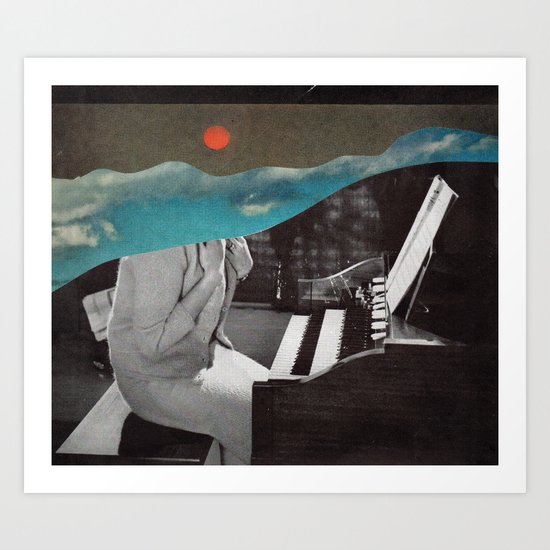 Listen To The Sunset Art Print