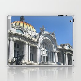Mexico Photography - White Palace Under The Blue Sky Laptop Skin