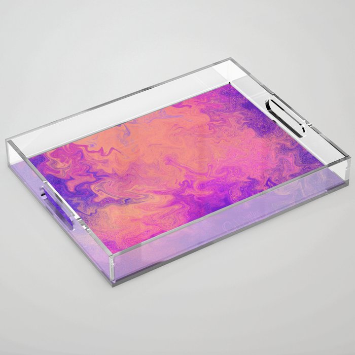 Sunset Bliss Acrylic Tray