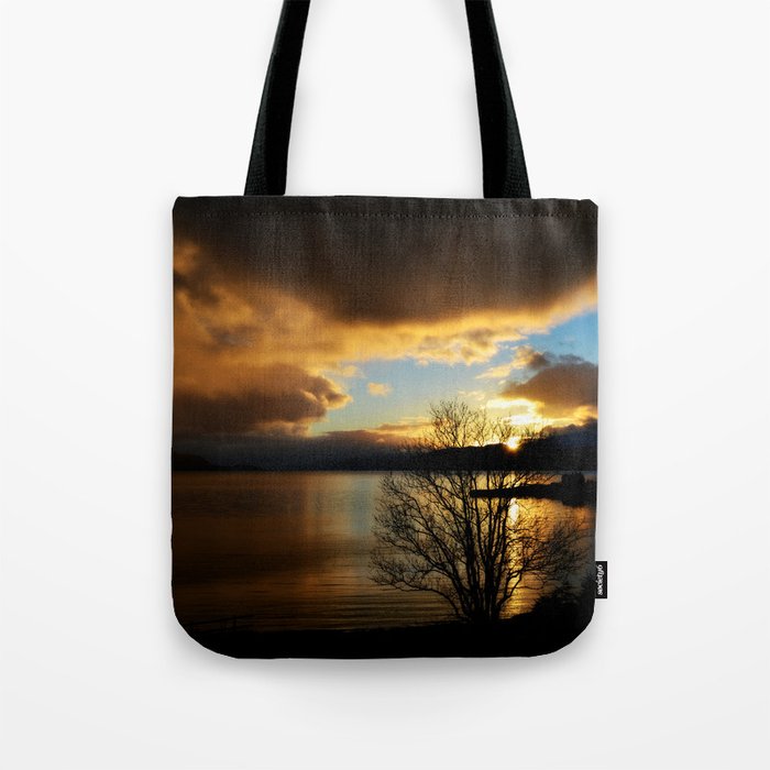 Sunset in Scotland Tote Bag