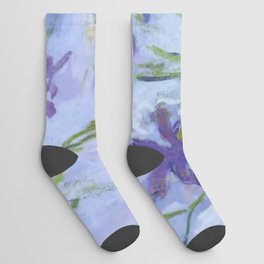 Claude Monet "Iris mauves" Socks