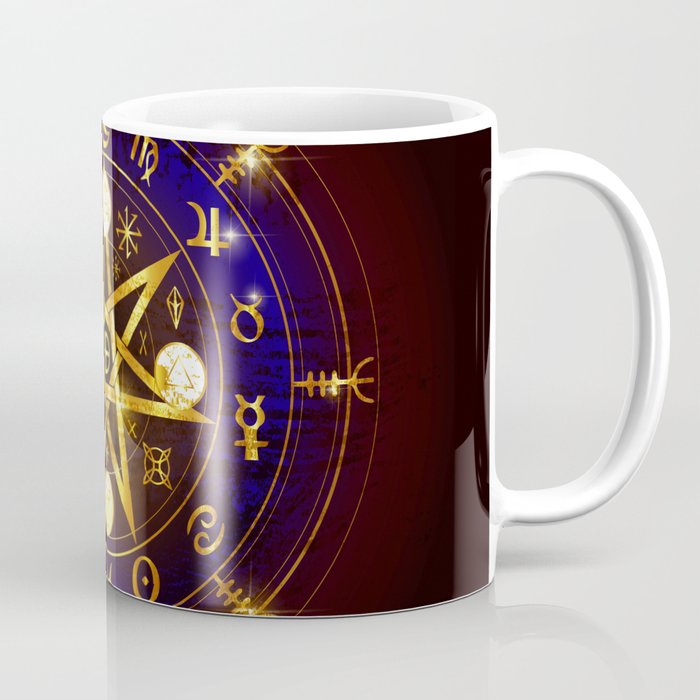 Magical Horoscope witchcraft pentagram Coffee Mug