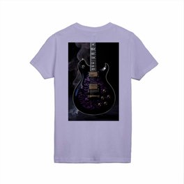 Smoky Jazz Guitar - Oil Style Kids T Shirt