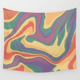 Rainbow Marble Wall Tapestry