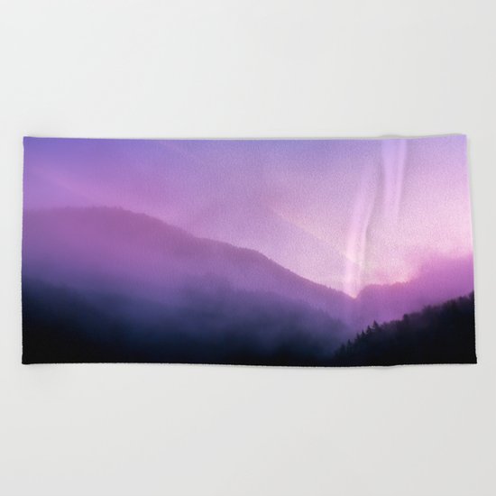 Morning Fog Beach Towel