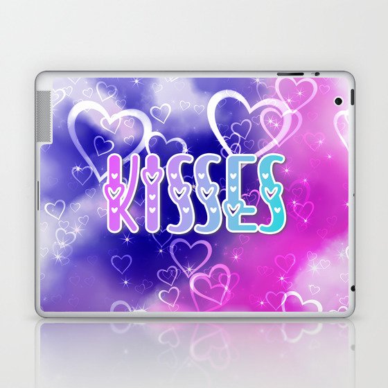 Dreamy Kisses Laptop & iPad Skin