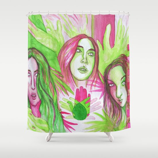 "Days Are Gone" by Cap Blackard Shower Curtain