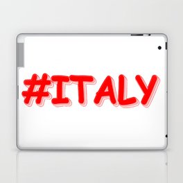 "#ITALY" Cute Design. Buy Now Laptop Skin