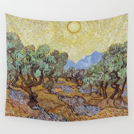 Olive Trees Wall Tapestry