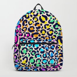 Rainbow animal print Backpack
