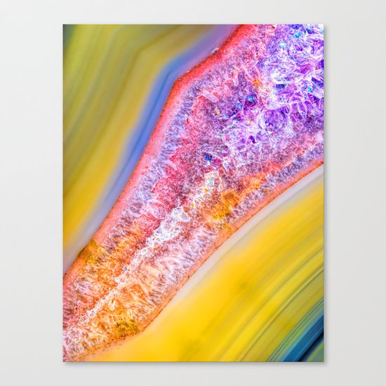 Rainbow crystal Canvas Print