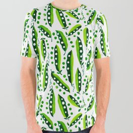 tumbling peas ... All Over Graphic Tee