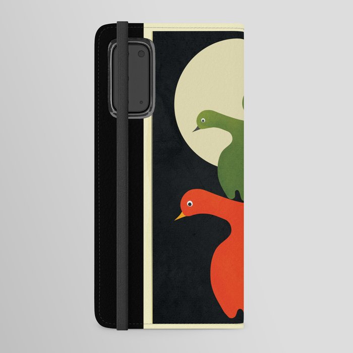 Abstract evening pair flight 2 Android Wallet Case