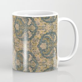 Antique Distressed Iranian Floral Mug