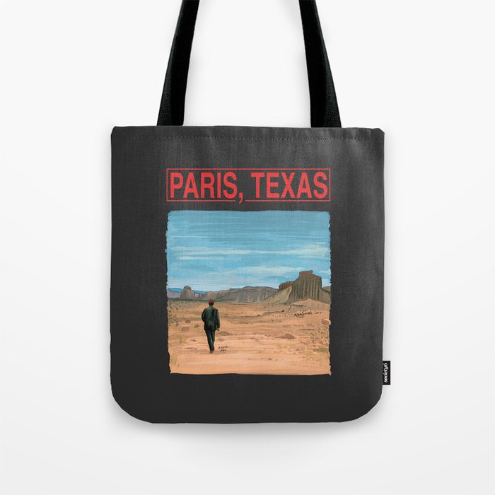Paris Texas Illustration by Wim Wenders Tote Bag